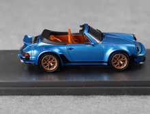 Load image into Gallery viewer, RM 1:64 Blue Singer 930 Turbo Study Convertible Model Diecast Metal Car New Collection