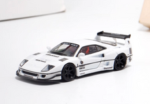Load image into Gallery viewer, Top Art 1:64 White F40 LBWK Racing Sports Model Diecast Metal Car New Collection