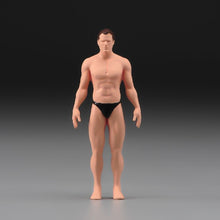 Load image into Gallery viewer, 1:64 Painted Figure Model Miniature Resin Diorama Sand Toy Muscular Man Strong New
