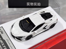 Load image into Gallery viewer, 1:64 White Revuelto Racing Sports Model Diecast Resin Car New Collection