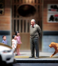 Load image into Gallery viewer, 1:64 Painted Unpainted Figure Model Miniature Resin Diorama Sand The Elderly Man