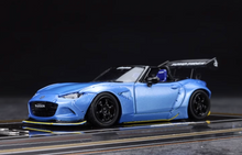 Load image into Gallery viewer, YM 1:64 Blue Miata MX5 Pandem Roadster Convertible Model Diecast Resin Car New