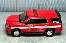 Load image into Gallery viewer, 1:64 596 Red Tahoe LAFD LA Fire SUV Police Sports Model Diecast Metal Car New Collection