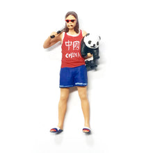 Load image into Gallery viewer, 1:64 Painted Figure Mini Model Miniature Resin Diorama Vintage Man Gongfu Panda