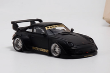 Load image into Gallery viewer, Scalemini 1:64 Black RWB 993 911 Racing Sports Model Diecast Resin Car New Collection