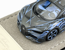 Load image into Gallery viewer, HH 1:64 Black Blue Chiron Super Sports 300+ Model Diecast Resin Car BN
