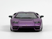 Load image into Gallery viewer, HH 1:64 Purple Countach LPI800-4 Racing Sports Model Diecast Metal Car New Collection