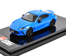 Load image into Gallery viewer, HJ 1:64 JDM Blue GR86 RZ Racing Sports Model Diecast Metal Car