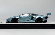 Load image into Gallery viewer, PGM 1:64 Ice Blue LBWK Aventador LP700-4 Sports Model Diecast Metal Car New Collection