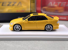 Load image into Gallery viewer, Model1 1:64 Yellow RS200 SXE10 Altezza Sedan Sport Model Diecast Metal Car New Collection