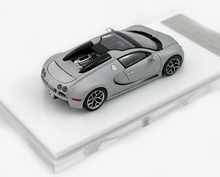 Load image into Gallery viewer, Mortal 1:64 Matte Silver 2010 Veyron Super Sports Model Diecast Metal Car New Collection