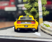 Load image into Gallery viewer, Minigt 1:64 Yellow LBWK Mustang Muscle Sports Model Diecast Metal Car New Collection