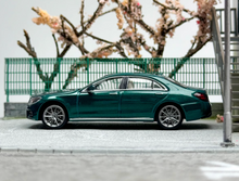 Load image into Gallery viewer, Master 1:64 Green S Class S450 W222 Sedan Sports Model Diecast Metal Car New Collection