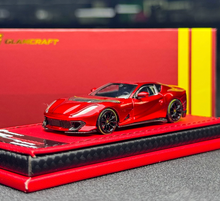 Load image into Gallery viewer, GLAMCRAFT 1:64 Red 812C Sports Open Model Diecast Metal Car New Collection