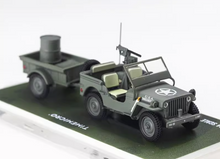 Load image into Gallery viewer, TM 1:64 Military Wellys MB Trailer Model Diecast Metal Car New Collection