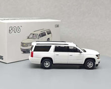 Load image into Gallery viewer, 1:64 596 White Suburban Full Sized SUV Model Diecast Metal Car New Collection