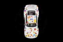 Load image into Gallery viewer, MH 1:64 White RWB 993 Happy Children's Day Sports Model Diecast Metal Car New Collection