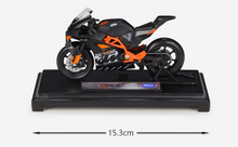 Load image into Gallery viewer, WELLY 1:18 KTM RC 8C Sports Racing Model Diecast Metal Motorcycle Bike