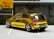 Load image into Gallery viewer, Zoom 1:64 Plating Gold VW Golf 7R VII GTI Sports Model Diecast Metal Car New Collection