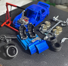 Load image into Gallery viewer, 1:64 STI WRX Parts Engine Lifting Bracket Garage Scene Model Resin Car Set