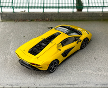 Load image into Gallery viewer, HH 1:64 Yellow Countach LPi800-4 Racing Sports Model Diecast Metal Car New Collection