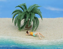 Load image into Gallery viewer, 1:64 Painted Figure Model Miniature Resin Diorama Outdoor Picnic Camping Reading Collection