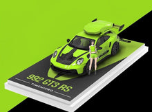 Load image into Gallery viewer, TM 1:64 992 GT3 RS Roof Box Figure Racing Sports Model Diecast Metal Car New Collection