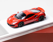 Load image into Gallery viewer, 1:64 Red 488 Pista Hard Top Sports Model Diecast Resin Car New Collection