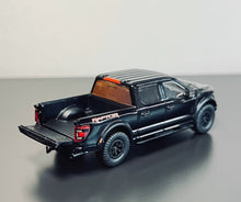 Load image into Gallery viewer, SC 1:64 Black F150 Raptor Pickup Truck Sports Model Diecast Metal Car New Collection