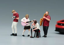 Load image into Gallery viewer, 1:64 Painted Figure Model Miniature Resin Diorama Sand Band Musician Members Set