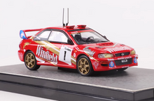 Load image into Gallery viewer, 1:64 OKM Red Impreza WRX STI WRC GC8 #1 Sports Model Diecast Metal Car New