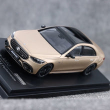 Load image into Gallery viewer, AR 1:64 Gold Benz AMG S63 E Performance Sports Model Diecast Metal Car New Collection