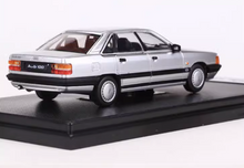 Load image into Gallery viewer, RM 1:64 1989 Silver Black 100 C3 Sedan Classic Model Diecast Metal Car New Collection