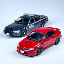 Load image into Gallery viewer, 1:64 Atlanta CV Police Impreza WRX STI IX 9 Sedan Set Model Diecast Metal Car