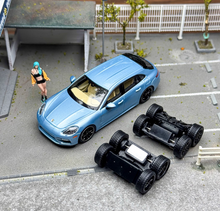 Load image into Gallery viewer, Liberty 1:64 Ice Blue Panamera Turbo S Figure Sport Model Diecast Metal Car