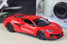 Load image into Gallery viewer, WELLY 1:24 2023 Corvette Z06 Muscle Racing Sports Model Diecast Metal Car New
