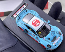 Load image into Gallery viewer, SR 1:64 Baby Blue 911 GT3 R #25 Racing Sports Model Diecast Metal Car New Collection
