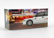 Load image into Gallery viewer, Tarmac 1:64 White Lancer RS EVO Evolution Sports Model Diecast Metal Car New Collection