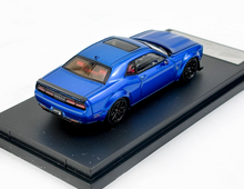 Load image into Gallery viewer, SH 1:64 Blue SRT Hellcat Muscle Sports Model Diecast Metal Car New Collection