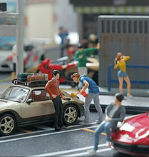 Load image into Gallery viewer, 1:64 Painted Figure Mini Model Miniature Resin Diorama Sand Leather Jacket Man
