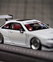 Load image into Gallery viewer, Mortal 1:64 White Silvia S14 GT Spec V2 Seiji Sports Model Diecast Metal Car