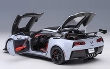 Load image into Gallery viewer, AUTOart 1:18 Gray CORVETTE C7 ZR1 Racing Sports Model Diecast Metal Car