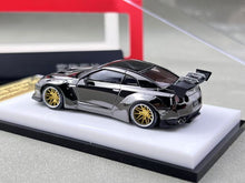 Load image into Gallery viewer, MC 1:64 Plating Gray LB GTR R35 Racing Sports Model Diecast Metal Car New Collection