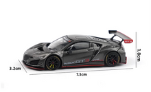 Load image into Gallery viewer, PR 1:64 Black Carbon NSX GT3 EVO 22 Racing Sports Model Diecast Metal Car BN