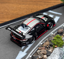 Load image into Gallery viewer, Sparky 1:64 Black 911 992 GT3 R Sports Model Diecast Metal Car New Collection