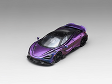 Load image into Gallery viewer, CM 1:64 Purple 765LT Super Racing Sports Model Diecast Metal Car New
