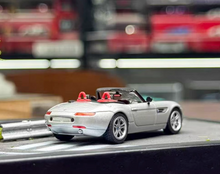 Load image into Gallery viewer, MINIGT 1:64 Silver Z8 Convertible Racing Sports Model Diecast Metal Car New Collection