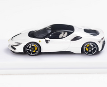 Load image into Gallery viewer, MJ 1:64 White SF90 Hard Top Racing Sports Model Diecast Metal Car New Collection