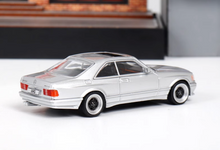 Load image into Gallery viewer, RM 1:64 Silver 560 SEC AMG W126 Coupe Sports Model Diecast Metal Car New Collection