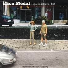 Load image into Gallery viewer, 1:64 Painted Figure Mini Model Miniature Resin Diorama Sand People Fisherman Hat